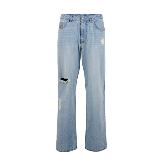Karl Kani Ανδρικό παντελόνι OG Distressed Straight Leg Jeans
